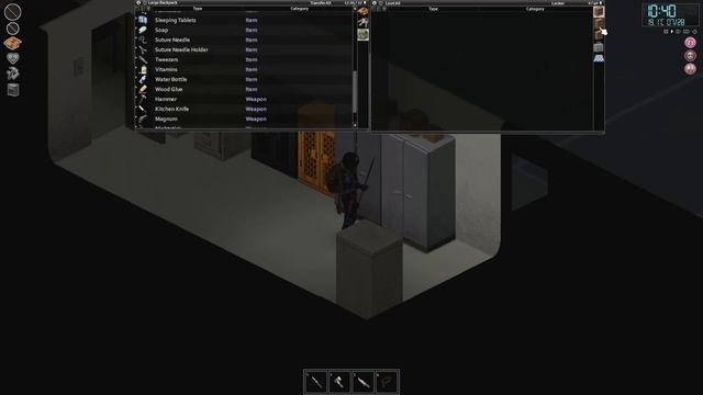 Police Station - NO SLEEP Challenge - Project Zomboid #16 смотреть онлайн