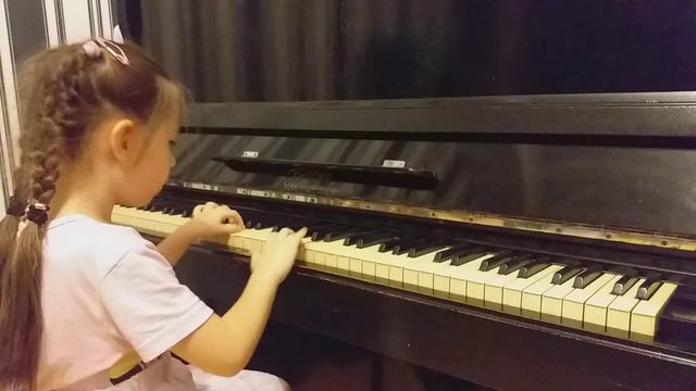 Этюд (унисон), А. Гедике. Игра на пианино (фортепиано). смотреть онлайн