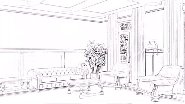 Home Interior Sketch смотреть онлайн