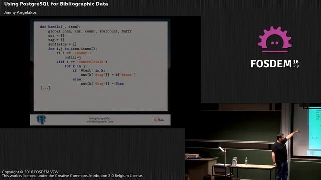 FOSDEM 2016 - Using PostgreSQL with Bibliographic Data смотреть онлайн