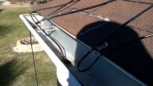 Самостоятельная установка нагревающих кабелей на кровлю.