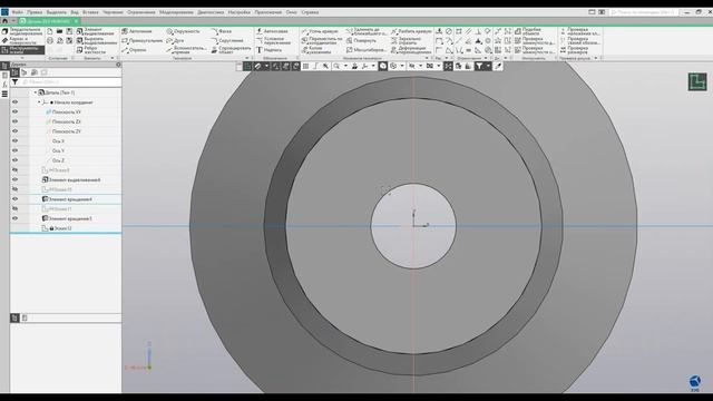 Как начертить дюбель в КОМПАС 3D. Обучение на примерах. Секреты дюбелей. 3Д печать дюбелей PETG. смотреть онлайн