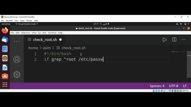 Bash script to check if a specific user is present in etc passwd смотреть онлайн