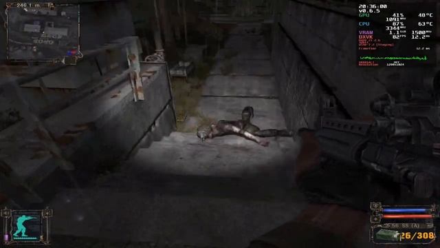 Играю в S.T.A.L.K.E.R.: Тень Чернобыля #7 Часть 1 (Linux Mint 20.3, PortProton)