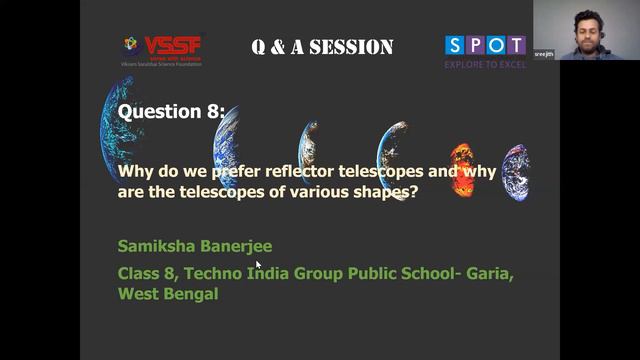 VSSF - SPOT 100 Session ,Planets and Beyond : Q & A by Dr Sreejith AG , Erwin Schrodinger Fellow смотреть онлайн