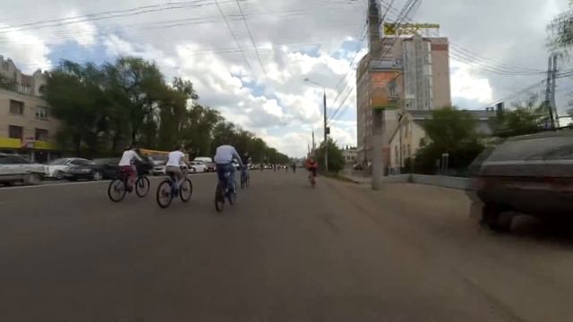 Велопробег Победы. Воронеж 2016. Памятник Славы. смотреть онлайн