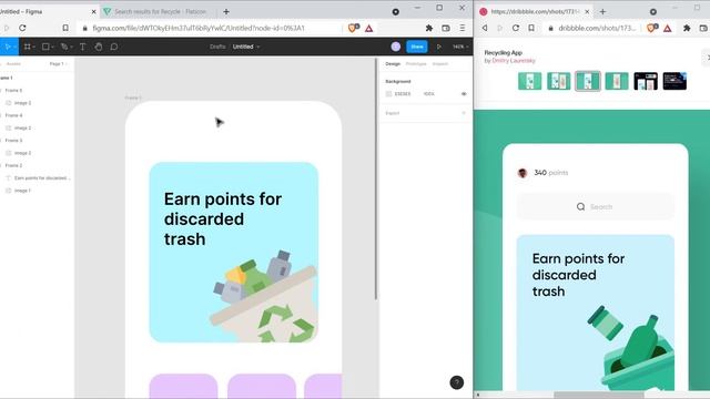 How to create a simple Mobile App UI in Figma смотреть онлайн