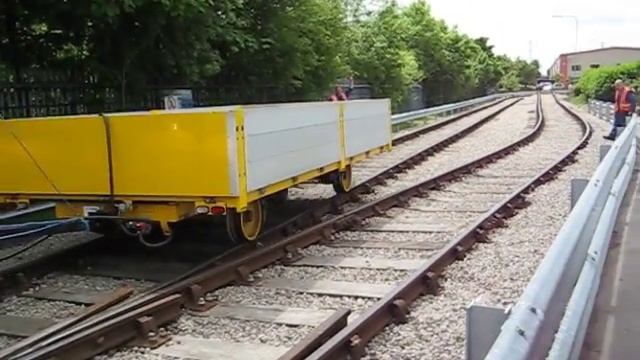 Unimog U400 Rail Trailer Runaway Brake Test Network Rail