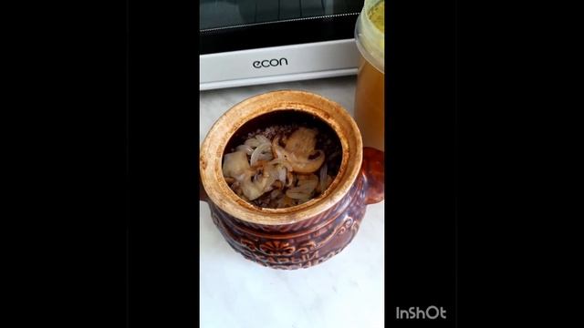 порционный грибной гречневый суп