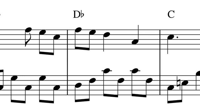 Sheet Music for Ballet Classes - Rond de Jambe en L'air - Scrolling Sheet Music (Scrolling score) смотреть онлайн