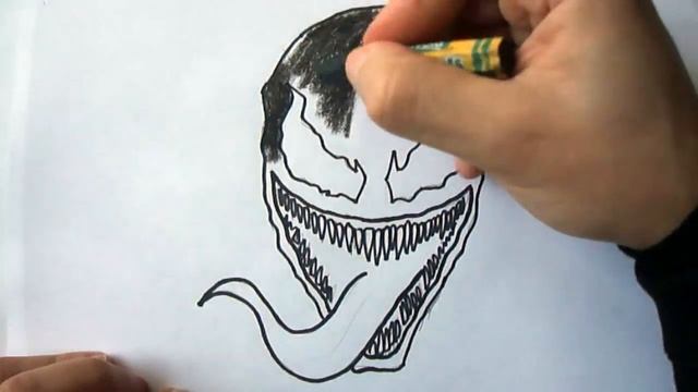 VENOM Secret Easy Drawing(Ehedov Elnur)Как нарисовать Веном смотреть онлайн