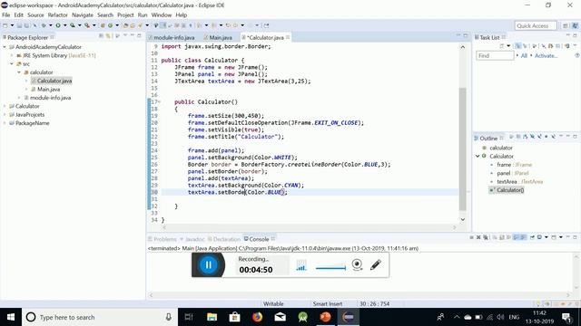 How to Create Calculator using java Part-02 in Hindi(2019)|| Android Academy смотреть онлайн
