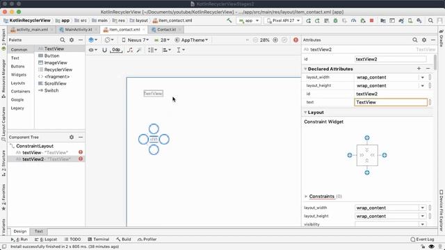 Kotlin RecyclerView Ep 2/3 Implementation: 50 lines of code on Android смотреть онлайн