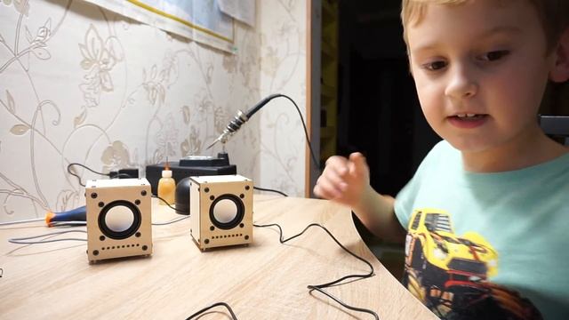 Колонки ? DIY Набор для пайки. смотреть онлайн