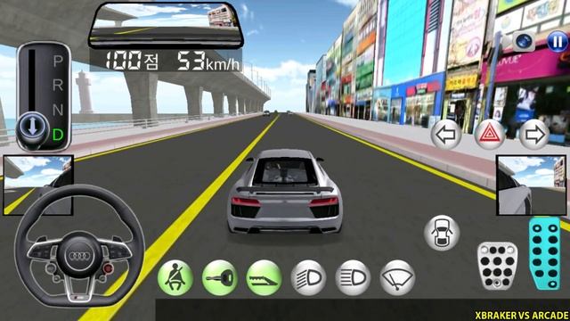 Korean Car Driving Simulator - New Car Unlocked #Audi- Driver's License Examination Gameplay 2019 смотреть онлайн