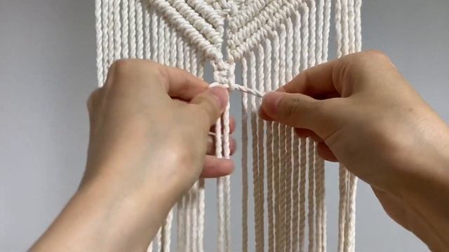 DIY | macrame wall hanging | 마크라메 월 행잉 смотреть онлайн