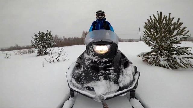 Катка после снегопада #snowmobile #тайгаваряг смотреть онлайн