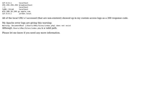 Local Server - Apache redirecting all requests to /index.php смотреть онлайн