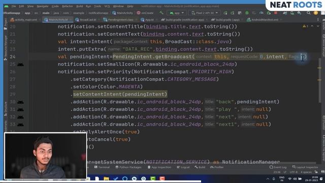 Broadcast Receivers - Notification-based Functionality of Broadcast Receivers in Android Studio смотреть онлайн