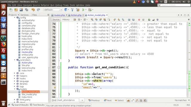 Learn CodeIgniter (v3.1.10) Framework Beginners Tutorial #13 - Query Builder - Where Conditions смотреть онлайн