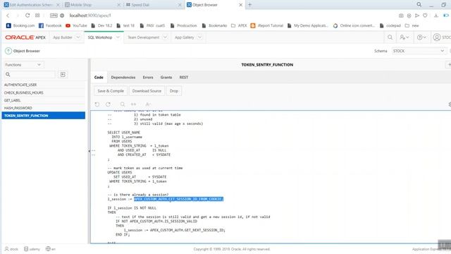 Oracle APEX : Authenticate APEX via Token using (Sentry Function) смотреть онлайн