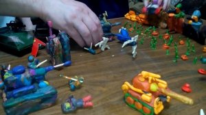 Танки пластилина солдатики