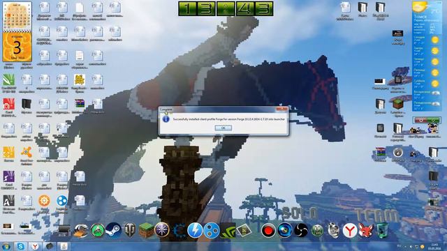 Minecraft - Как установить forge? смотреть онлайн