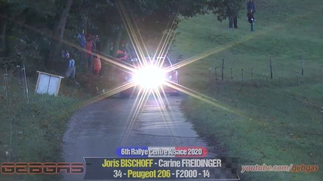 Peugeot 206 - Joris BISCHOFF - RALLY - 2020 - Centre Alsace + Carine FREIDINGER смотреть онлайн