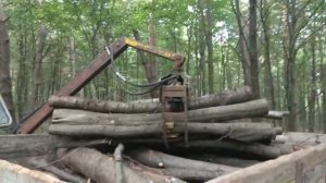 Турбо Юмз,Погрузка дров,Самодельный Погрузчик