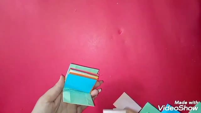 How to make a mini notebook ? with match box & color paper???????? смотреть онлайн