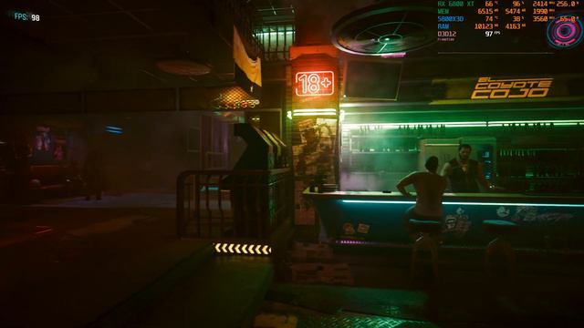 Cyberpunk 2077 2.0 Benchmark: RX 6800 XT & Ryzen 5800X3D at 1440p Ultra with FSR 2.1 (Quality Mode) смотреть онлайн