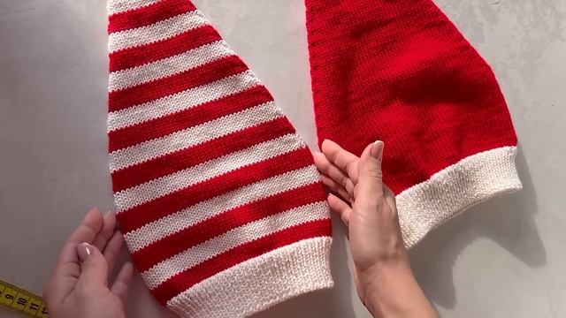Мастер-класс НОВОГОДНЯЯ шапка спицами! Расчет на все размеры! смотреть онлайн