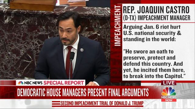 Watch: Day 3 Of Donald Trump's Impeachment Trial In The Senate | NBC News смотреть онлайн