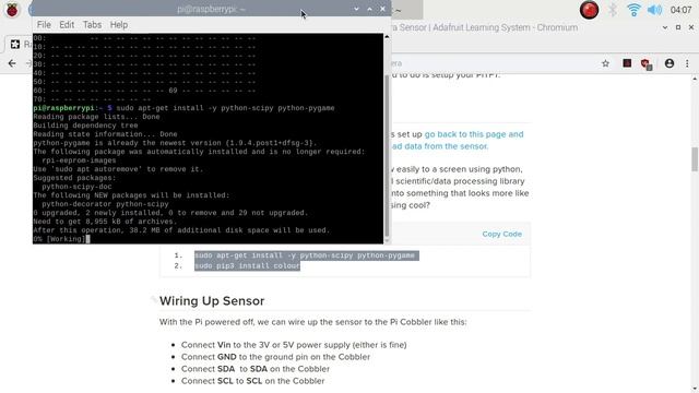 AMG8833 INTERFACING TO RASPBERRY PI 4 DEMO TUTORIAL смотреть онлайн