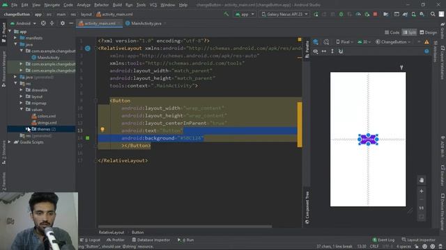 Button Color Not Changed In Andriod Studio 2021 Problem FIXED 100% || Change Background Button смотреть онлайн