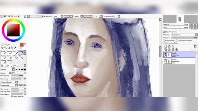 РИСУЕМ В PAINT TOOL CAI смотреть онлайн