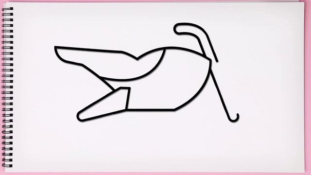 How to Draw Bike Step by Step Learn Drawing a Bike Very Easy and Simple for Kids смотреть онлайн