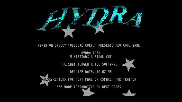 Hydra Crack Intro-Welcome Corporation [#zx spectrum] смотреть онлайн