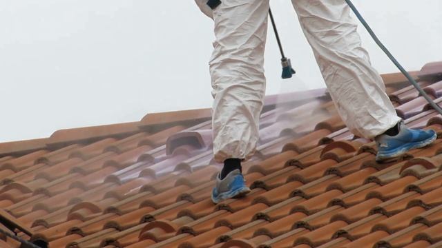 Покраска цементно-песчаной кровли смотреть онлайн