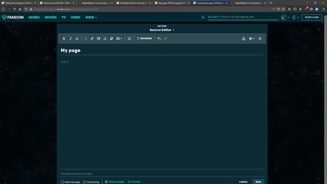 Fandom Wiki Editing Guide For Dummies