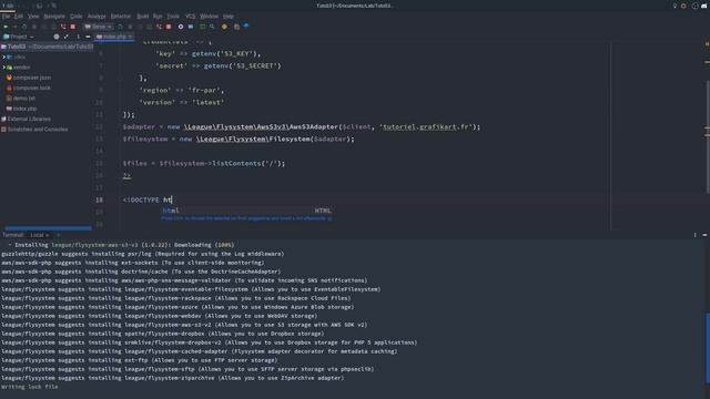 Tutoriel PHP : L'Object Storage смотреть онлайн