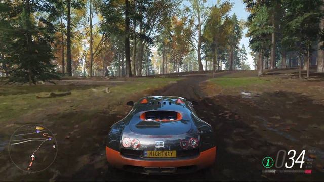 Forza Horizon 4 - BUGATTI VEYRON SUPER SPORT 2011 (Steering wheel | Руль) | Gameplay (PC) смотреть онлайн