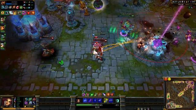 Katarina Pentakill on the Enemy Summoner Platform (League of Legends) смотреть онлайн