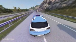 Police Cars Chases #58 - BeamNG DRIVE | SmashChan
