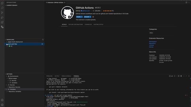 Explore GitHub Action VSCode extension for devops #devops смотреть онлайн