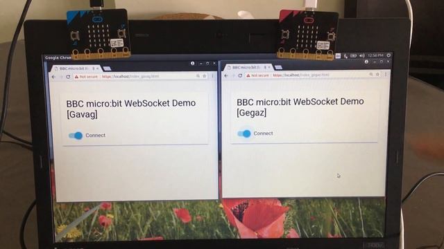 Playing with Web Bluetooth and Web Socket with micro:bit смотреть онлайн