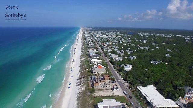 Seagrove Beach Florida to Seaside Florida, Flyover on 30A | Florida Beach смотреть онлайн