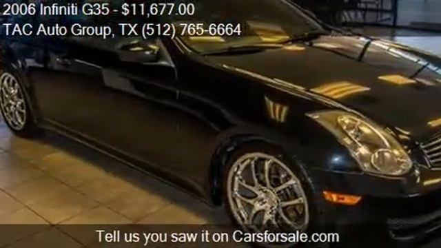 2006 Infiniti G35 Base 2dr Coupe (3.5L V6 5A) For Sale In Au