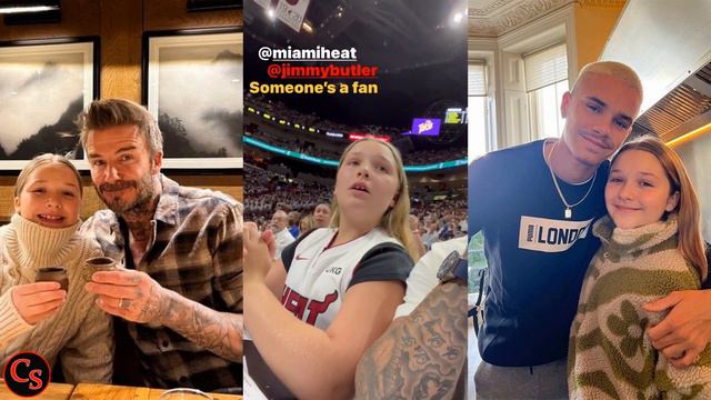 Harper Beckham Had the Cutest Reaction to Jimmy Butler at the Miami Heat Game (VIDEO) 2022 смотреть онлайн