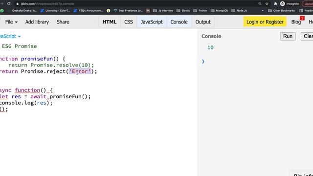 ES6 Promise & try catch hell | Javascript tutorial | In Tamil смотреть онлайн